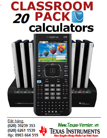 COMBO 01 BỘ 20 cái Máy tính Khoa học Vẽ đồ thị Texas Instruments TI-Nspire™ CX II CAS Graphing Calculator /CÒN HÀNG 